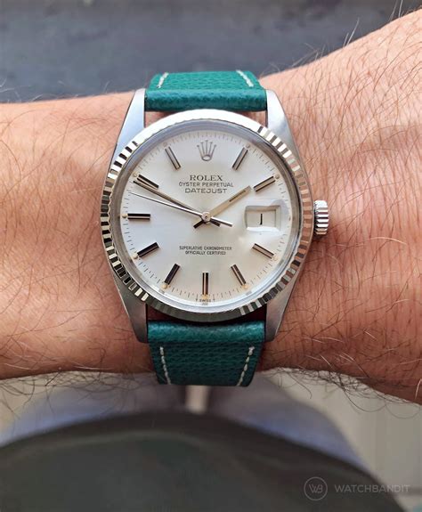 20mm leather strap for rolex datejust|rolex datejust 41mm leather strap.